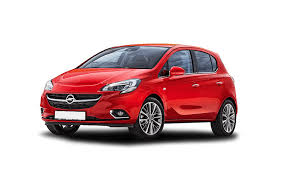 Opel corsa rojo